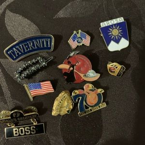 10 pz vintage pins